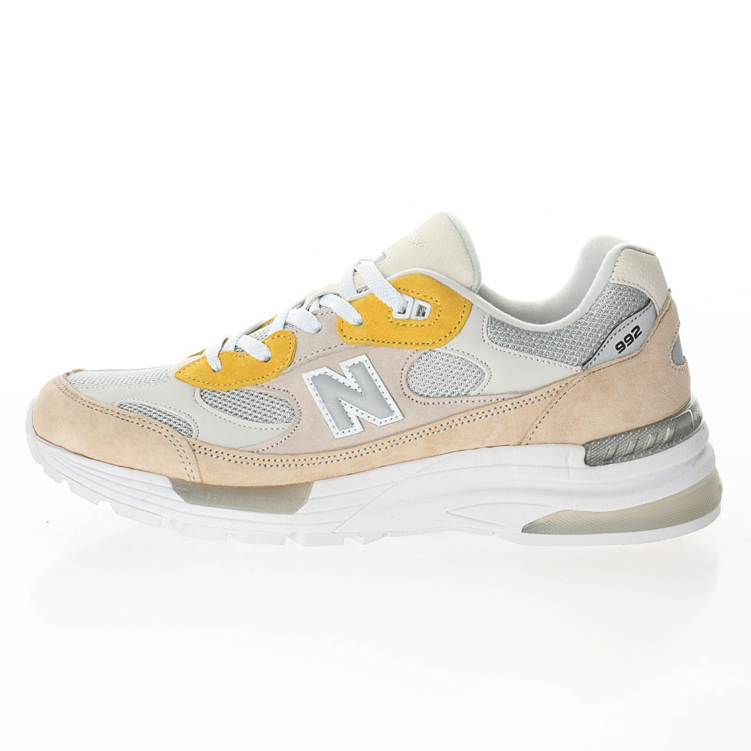 new balance 992 yellow beige