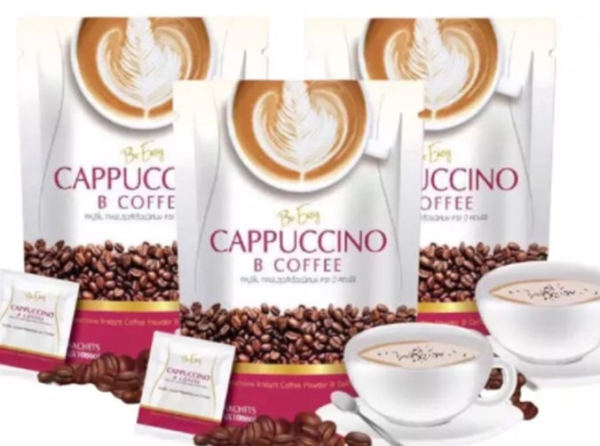 มุมมองเพิ่มเติมของสินค้า โปร 2 แถม 1 จำนวนจำกัด Be Easy Cappo B Coffee กาแฟบีอีซี่ คาปูชิโน # B Easy