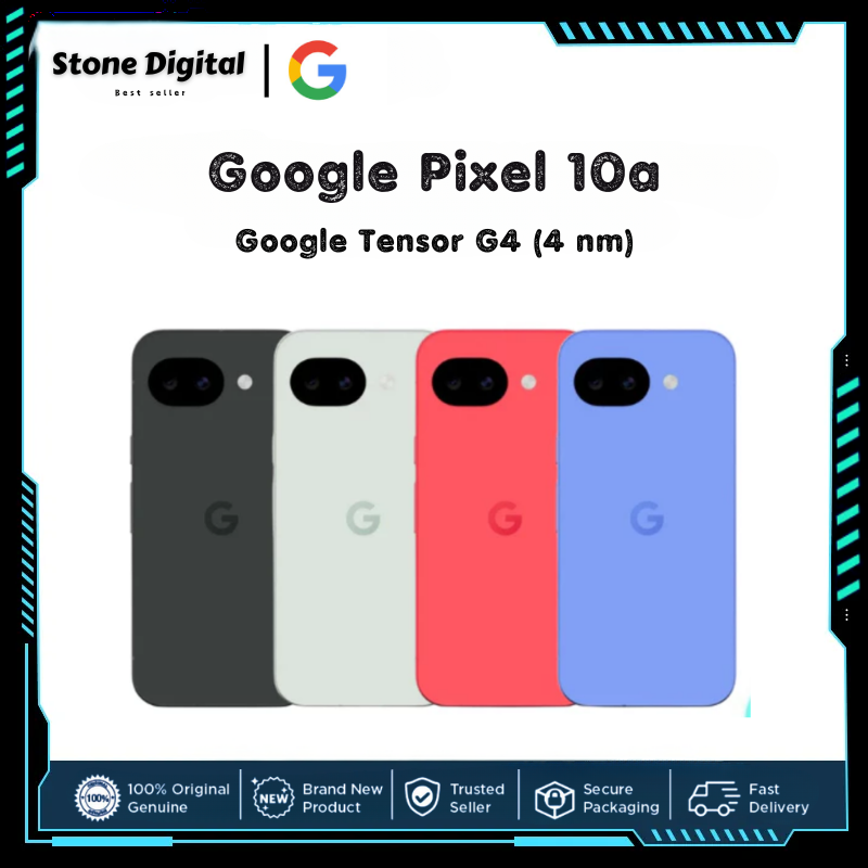 Google Pixel 10A Google Tensor G4 (4 Nm) 6.3 Inches 120Hz 1080 X 2424 Pixels 5100 Mah 30W ราคา 22,899 บาท*ส่งฟรี