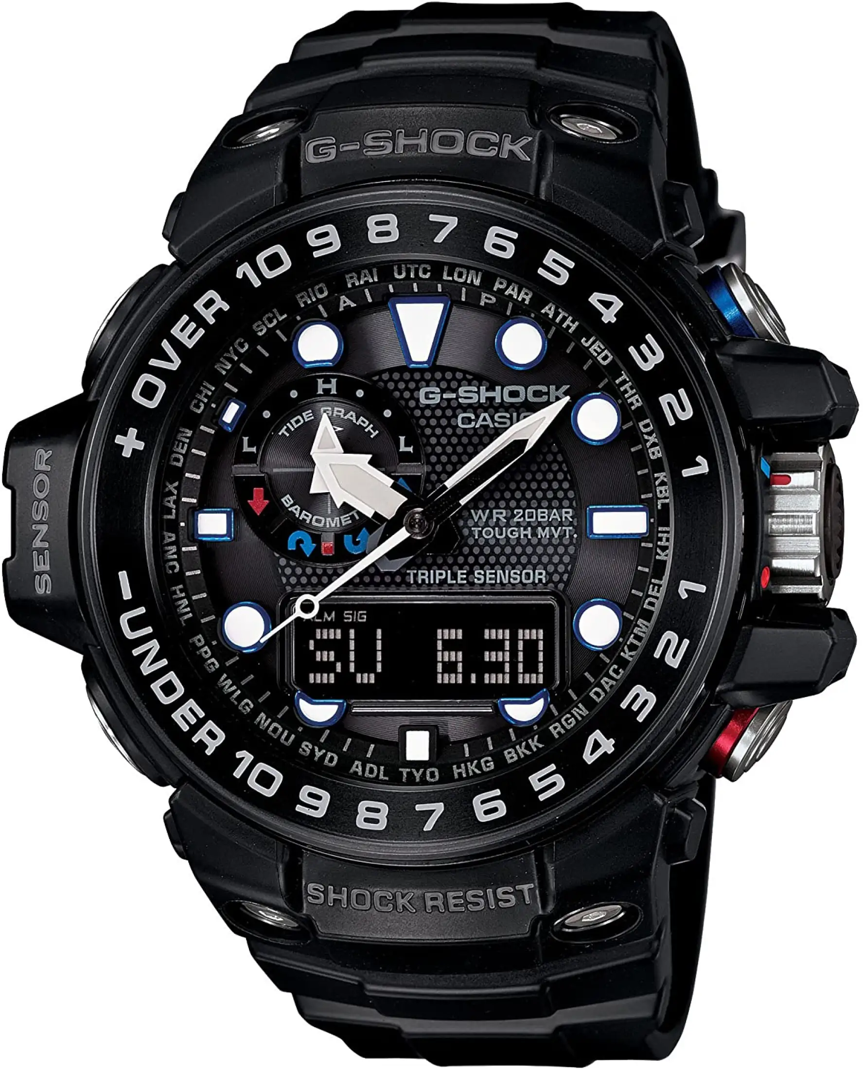 Original Casio G Shock Gulfmaster Analogue Digital Gwn 1000b 1ajf Men S Watch Lazada Ph