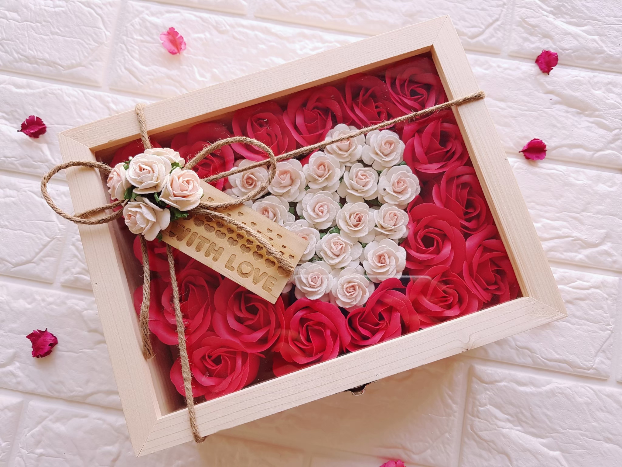 (ส่งเร็ว) ของขวัญ วาเลนไทน์ Valentine DIY รูปหัวใจ ไอเดียน่ารัก ราคา 549 บาท*ส่งฟรี