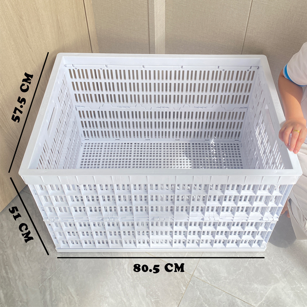 HEINOเพิ่มใหญ่ตะกร้าเก็บของพับเก็บได้มีที่จับ ตะกร้าพลาสติกเก็บของอเนกประสงค์ จัดระเบียบของเก็บของจุได้เยอะ สำหรับโรงงาน ราคา 355 บาท*ส่งฟรี