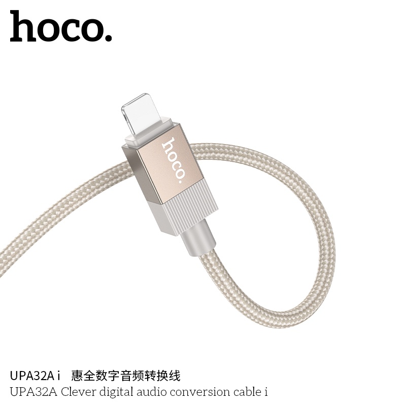 High quality HoCo upa32, upa32a, upa32b audio adapter cable 1 M 3.5mm ./ios/ USB-C ราคา 45 บาท*ส่งฟรี