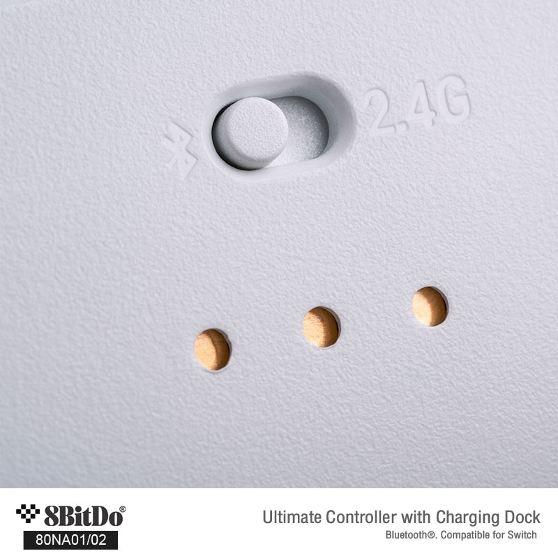 ข้อมูลเกี่ยวกับ 8Bitdo 80NA Ultimate Blth & 2.4g Controller with Charging Dock for Switch and Windows