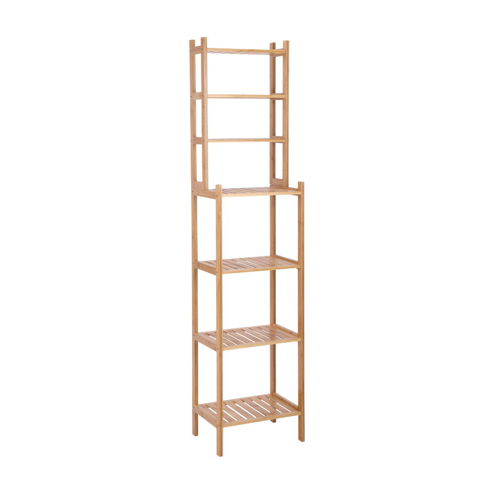 INDEX LIVING MALL ELVIDA 7 Tiers bath shelf High 163 cm. - Nature ราคา 2,390 บาท*ส่งฟรี