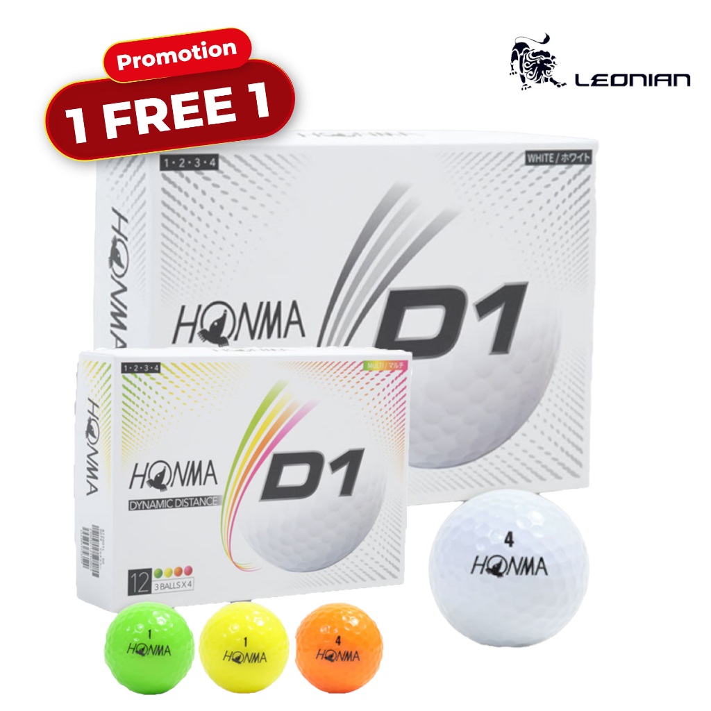 [ 1Free1] HONMA D1 BT2001 Low Golf Ball 2020 model ราคา 990 บาท*ส่งฟรี