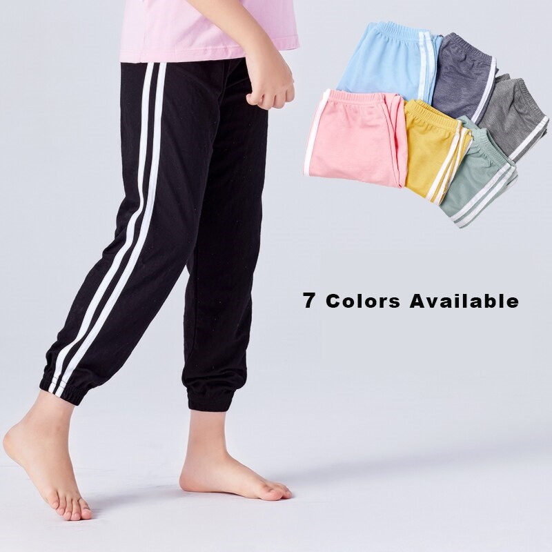 Kids Sweatpants Jogging Dance Yoga Sport Pants Elastic Waist Fitness Running Trousers Children Sportswear Casual Home Exercise ราคา  695 บาท*ส่งฟรี