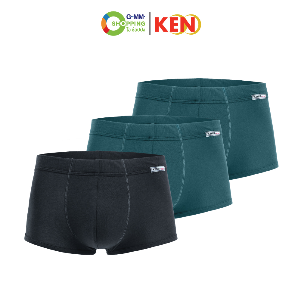 KENDO เคนโด้ กางเกงชั้นในชาย ทรงทรังค์ รุ่น KU232 ขอบผ้าแบบเรียบ แพ็ค 3 ตัว #130454 ราคา 359 บาท*ส่งฟรี