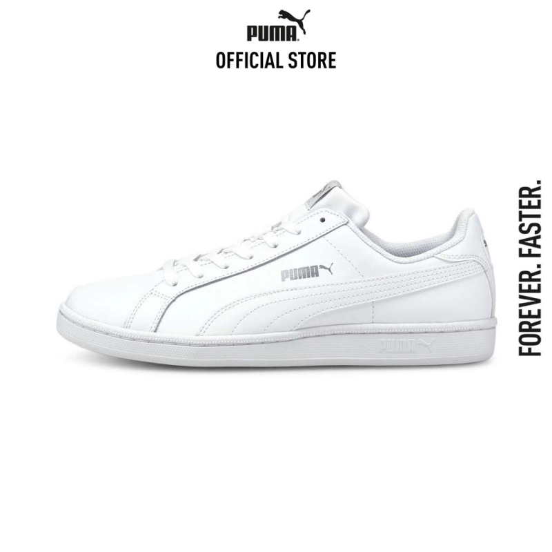 ภาพหน้าปกสินค้าPUMA SPORT CLASSICS - รองเท้ากีฬา Smash Leather สีขาว - FTW - 35672202