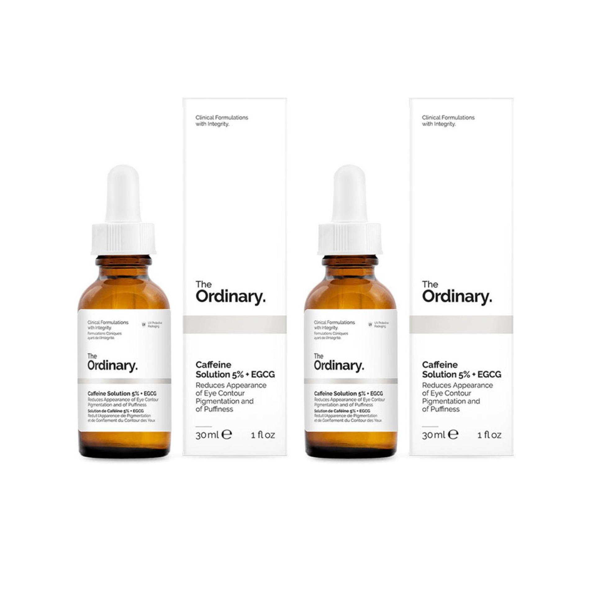 The Ordinary Caffeine Solution 5% EGCG กระชับผิวบริเวณรอบดวงตา ลดความดำคล้ำให้ดูสดใสขึ้น 30ml 2 กล่อง : image The Ordinary Caffeine Solution 5% EGCG กระชับผิวบริเวณรอบดวงตา ลดความดำคล้ำให้ดูสดใสขึ้น 30ml 2 กล่อง