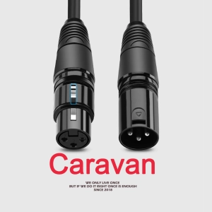 ภาพหน้าปกสินค้า4# Caravan Crew สายสัญญาณเสียง XLR Male To XLR Female(ผู้-เมีย) Mic Cable 3Pin สายเคเบิล  ชายหญิง สายลำโพงสายเคเบิลหุ้มฉนวนสำหรับเครื่องผสมไมโครโฟน ที่เกี่ยวข้อง