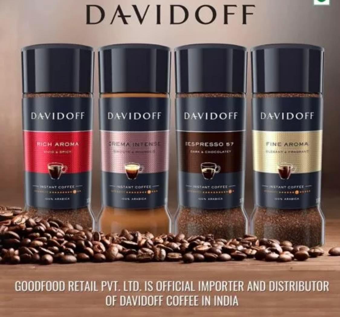 Davidoff Coffee กาแฟสำเร็จรูป 100g มี 3 รสชาติ Rich Aroma, Fine Aroma, Espresso 57 Drak ราคา 265 บาท*ส่งฟรี