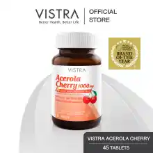 ภาพขนาดย่อสินค้าVISTRA Acerola Cherry 1000 mg & Citrus Bioflavonoids Plus - วิสทร้า อะเซโรลาเชอรี่ 1000 มก. & ซิตรัส ไบโอฟลาโวนอยด์ พลัส ( 45 เม็ด )