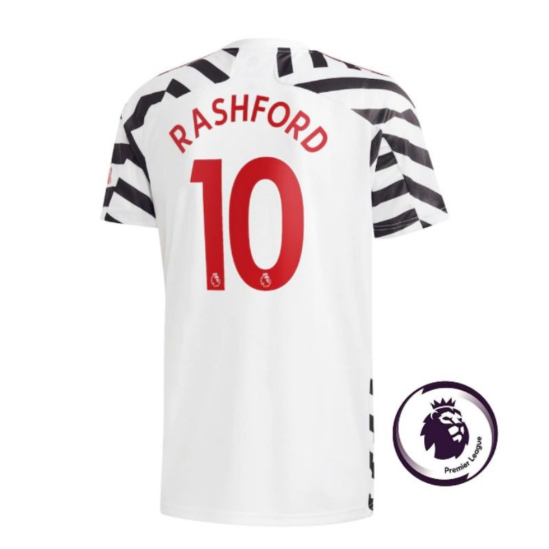 โปรโมชัน Manchester United เสื้อแมนยู เสื้อแมนเชสเตอร์ ยูไนเต็ต ชุดเยือน Thrid เสื้อฟุตบอลเกรด แฟนบอล AAA 2020/21 ราคาถูก ฟุตบอล