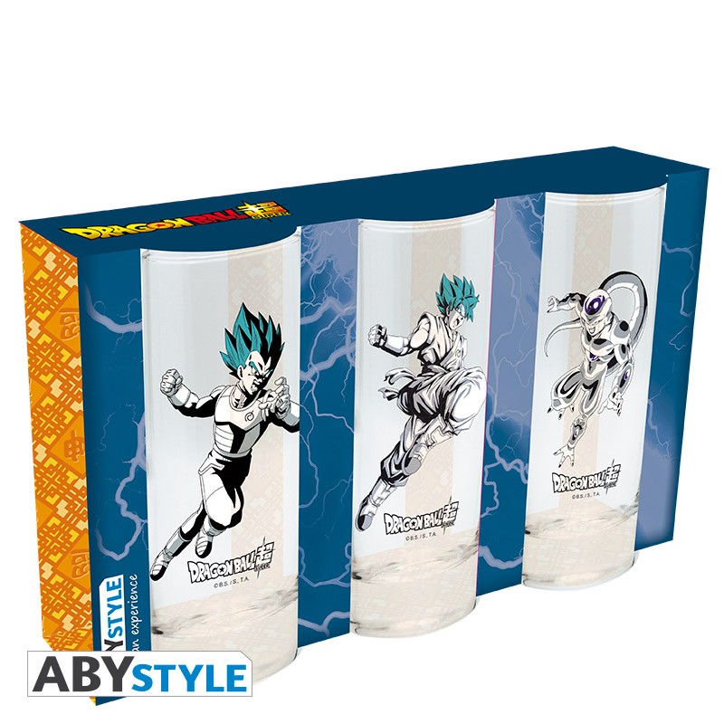 ABYstle DRAGON BALL SUPER Large Glass 290ml Set of 3 pcs ราคา 780 บาท*ส่งฟรี