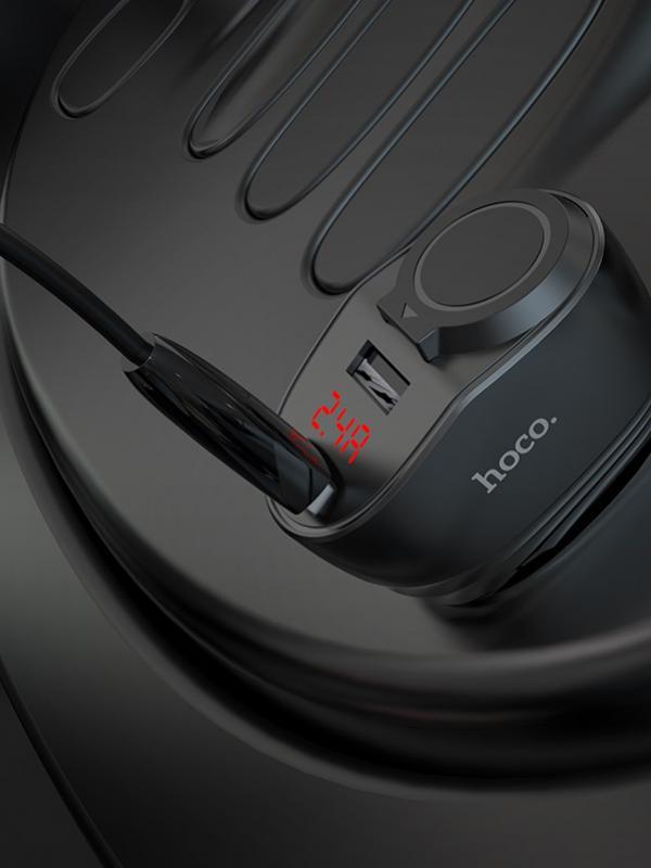 Hoco Z34 ชาร์จในรถ 2Port 3.1A มีหน้าจอ LED ของแท้100%