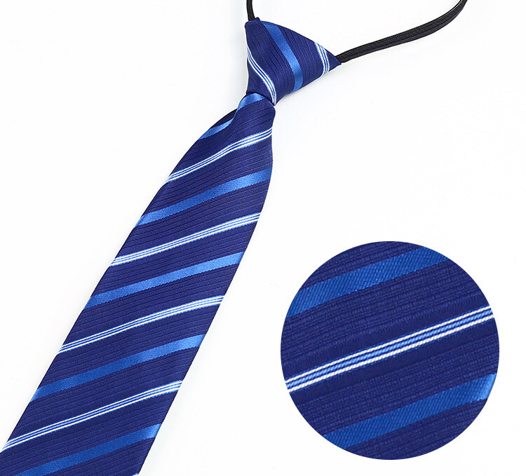 เนคไท ไม่ต้องผูก แบบซิป Men Zipper Tie Lazy Ties Fashion 8cm Business Necktie For Man Skinny Slim Narrow Bridegroom Party Dress Wedding Necktie Present