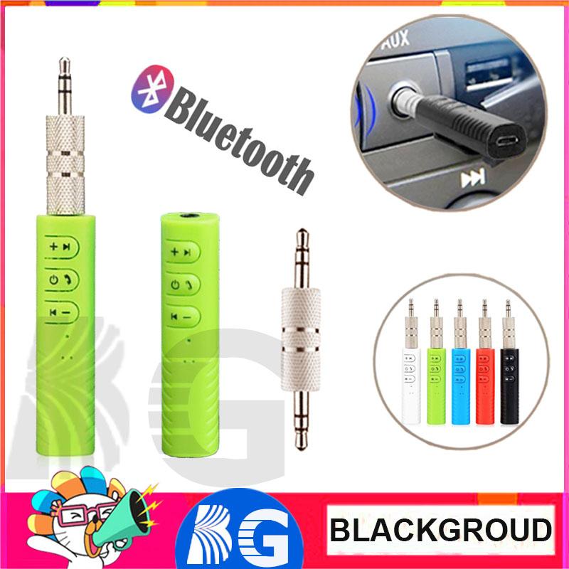 [Blackgroud]ตัวรับสัญญาณบูลทูธ บลูทูธในรถยนต์ เปลี่ยนลำโพงธรรมดาเป็นลำโพงบูลทูธ Car Bluetooth AUX 3.5mm Jack Bluetooth Receiver Handsfree Call Bluetooth Adapter Car Transmitter Auto Music Receivers