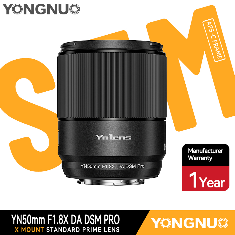 YONGNUO YN50mm F1.8X DA DSM Pro Mirrorless Lens for Fujifilm X Mount ราคา 11,190 บาท*ส่งฟรี