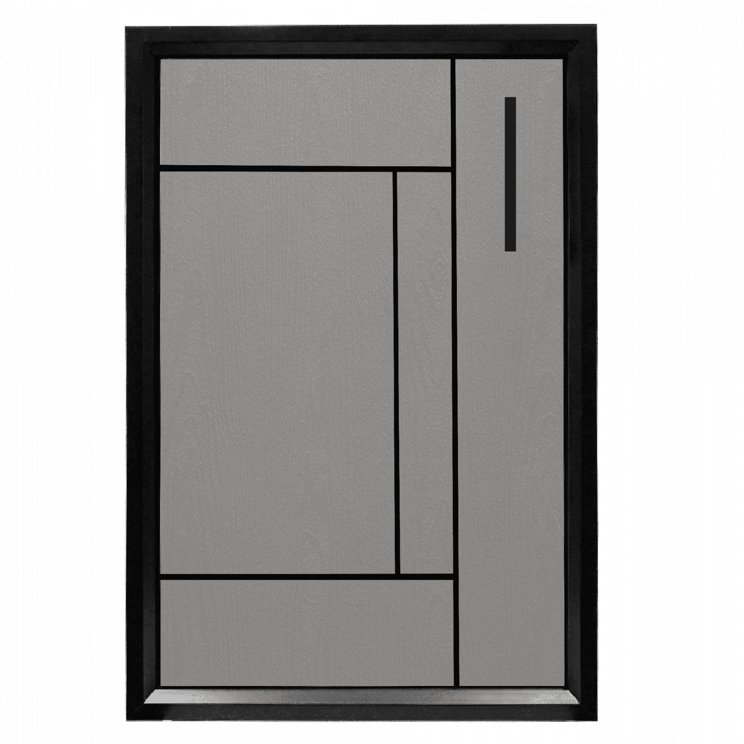 Aom บานซิงค์เดี่ยว UPVC-LABARIS ขนาด 44x64 ซม. สีเทา ราคา 1,726 บาท*ส่งฟรี