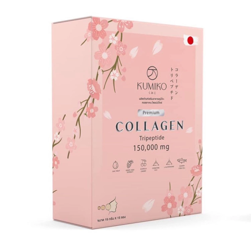 ภาพหน้าปกสินค้าคูมิโกะ คอลลาเจน K Collagen (1กล่อง/บรรจุ15ซอง) ชุดผลิตภัณฑ์อาหารเสริม