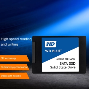 สินค้า ขายดี!!!Western Digital 2.5 \"SSD 250G 500GB 1T WD Blue SATA III ไดรฟ์ Solid State ภายใน560เมกะไบต์/วินาทีสำหรับเดสก์ท็อปแล็ปท็อป 3 ปี