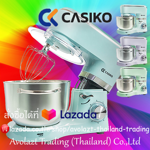 CASIKO เครื่องผสมอาหาร 5.5 ลิตร รุ่น SW 8822 1100 วัตต์ ราคา 3,079 บาท*ส่งฟรี