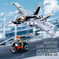ProudNada Toys ของเล่นเด็ก ตัวต่อ  เครื่องบินขับไล่ เครื่องบินรบ Sluban MODEL BRICKS F-16C FALCON 521 PCS M38-B0891