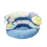 Infantino : 2-IN-1 TUMMY TIME & SEATED SUPPORT - หมอนเกลียวฝึกนั่งฝึกชันคอ