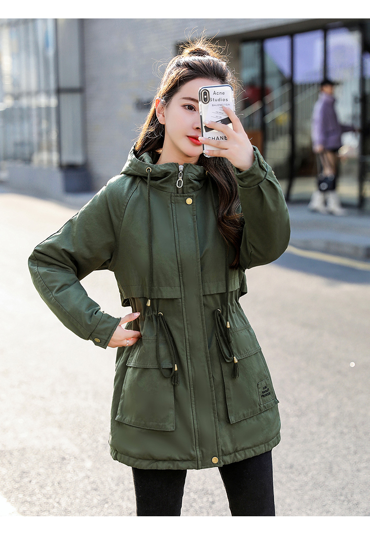 winter jacket army green