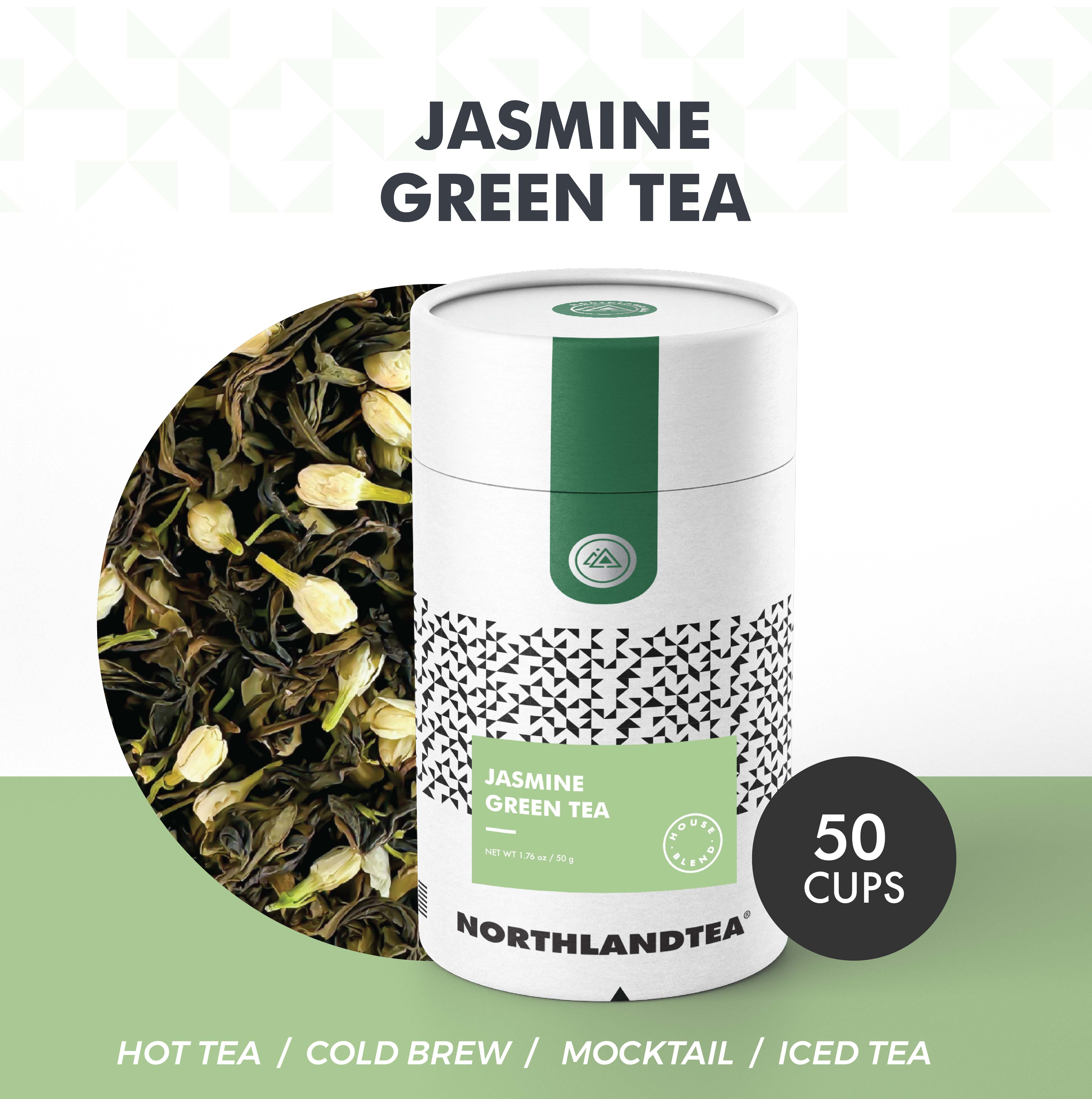 Jasmine Green Tea - Loose Leaf tea - House Blend - HOT TEA / ICED TEA / COLD BREW / KOMBUCHA and etc. - Northlandtea ราคา 480 บาท*ส่งฟรี