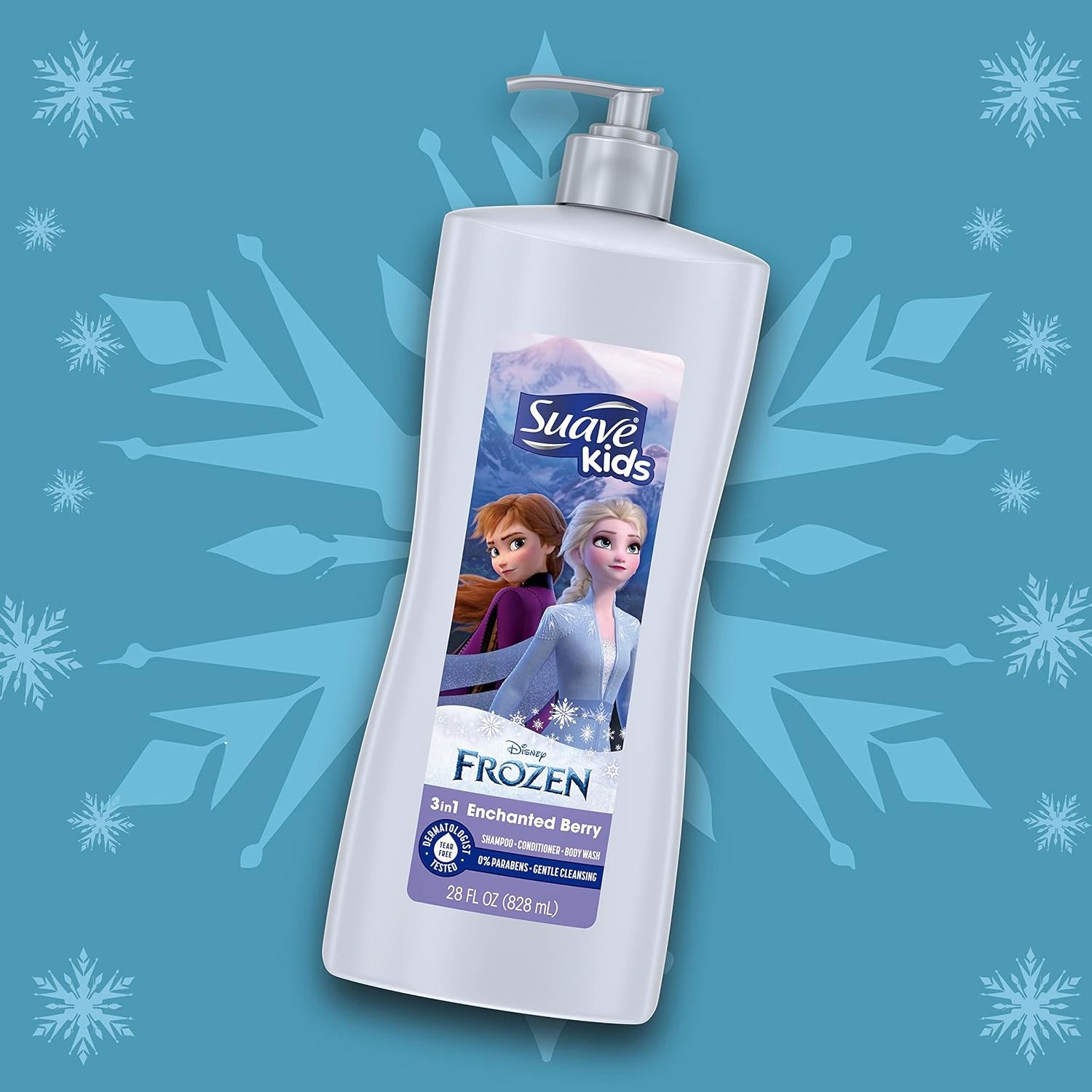 Suave Kids 3-in-1 Shampoo + Conditioner & Body Wash สบู่และยาสระผมสำหรับเด็ก ขนาด 28 Fl Oz / 828 mL.