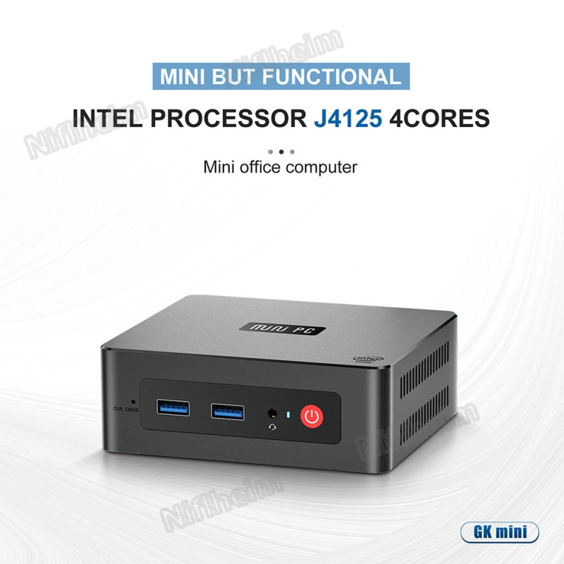 ภาพหน้าปกสินค้าMINI PC Intel Celeron J4125 Windows 10 MINI PC DDR4 RAM 8GB SSD 256GB WIFI5 BT4.0 จากร้าน Niflheim บน Lazada