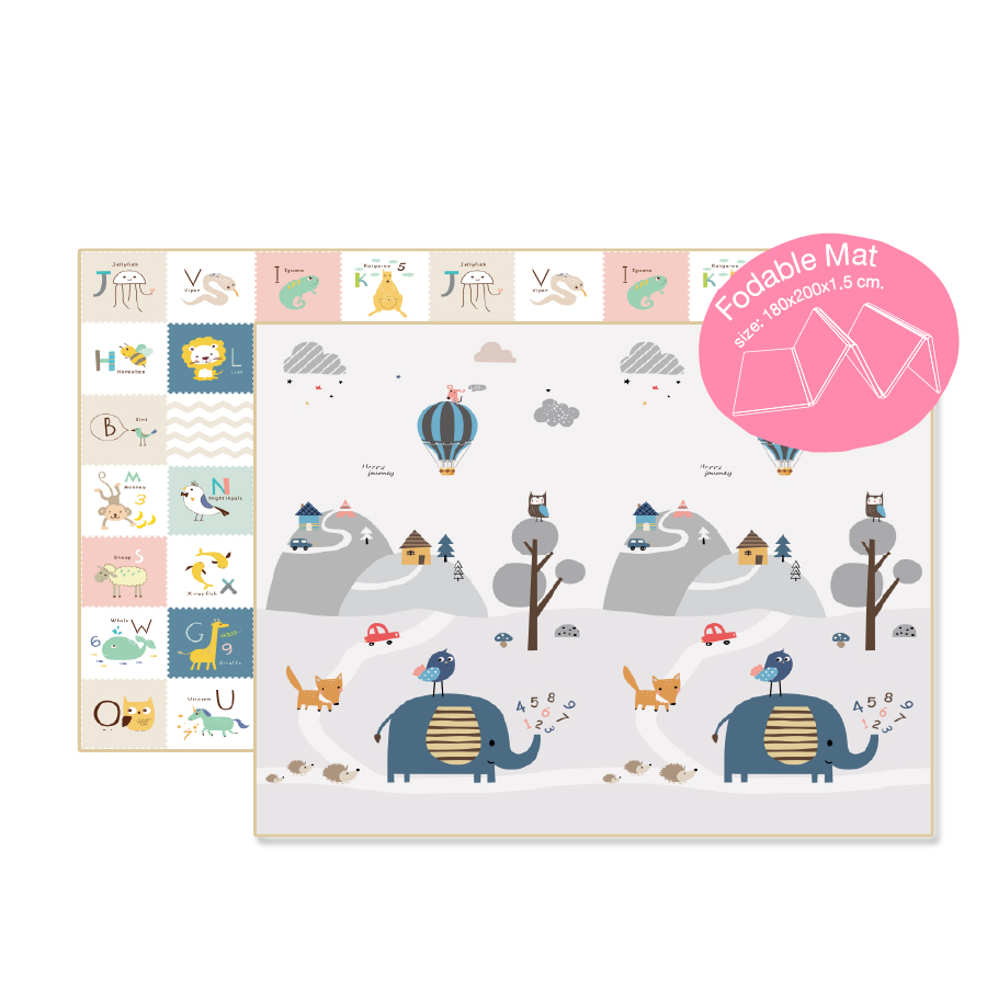Wel-B Foldable Crawling Mat (Foldable Mat Yg-202 X-003) - Baby Cushion, Baby Crawling Mat, Baby Cushion, Baby Crawling Mat for Children, Mother and Child, Foldable. ราคา 1,900 บาท*ส่งฟรี