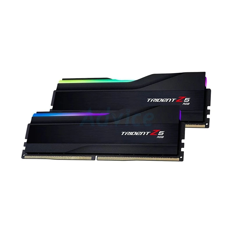 หน่วยความจำ RAM G.Skill DDR5(8000) 48GB (24GBX2) TRIDENT Z5 RGB BLACK (F5-8000J4048F24GX2-TZ5RK)