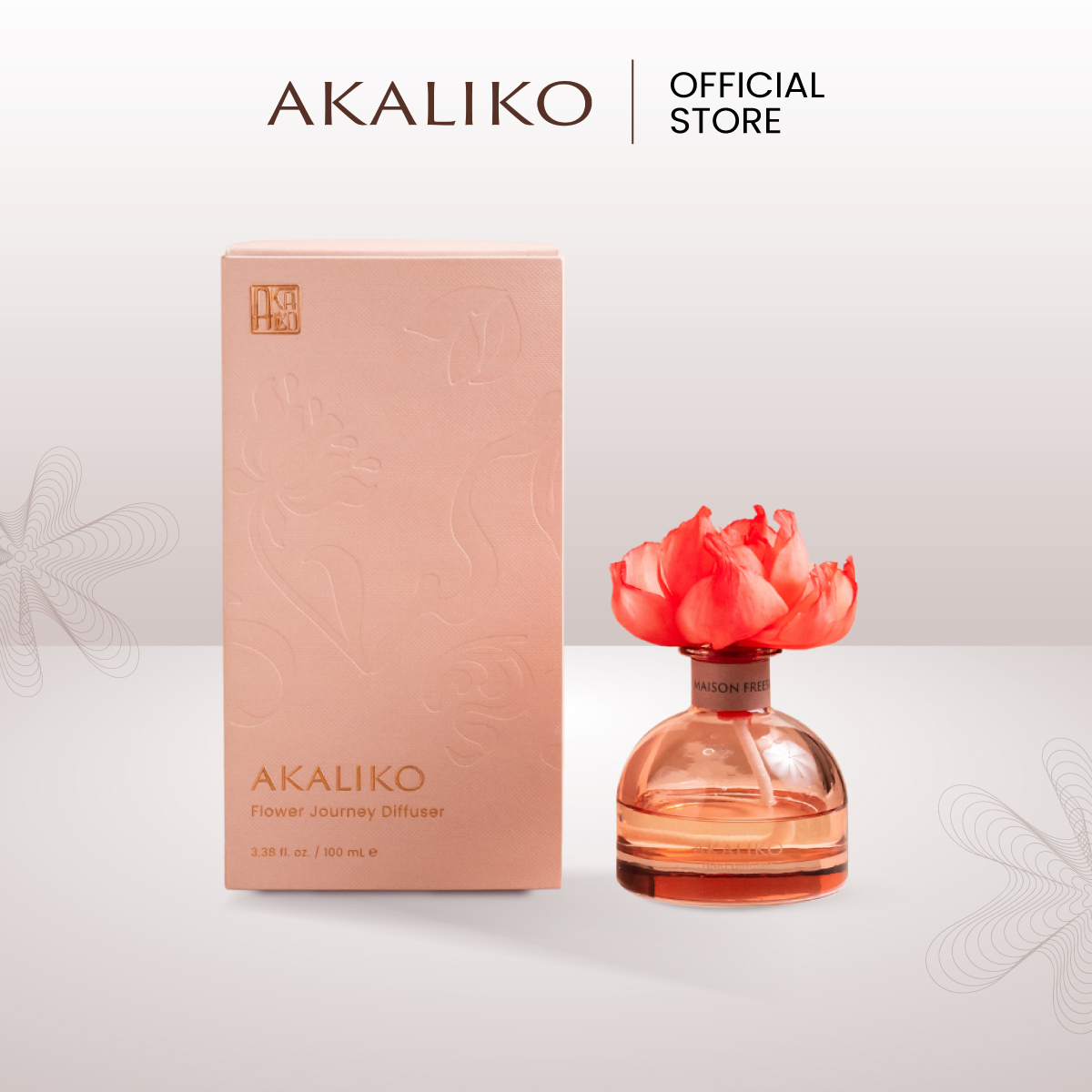 Akaliko Flower Journey Diffuser 100 ml Akaliko Fragrant Wooden Stick, Flower Diffuser, Asparagus Flower, Perfume, Aroma, Air Freshener, Aromatherapy ราคา 1,250 บาท*ส่งฟรี