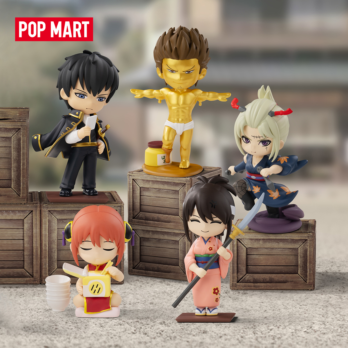 POP MART Gintama Welcome To Yorozuya Series Figures Blind Box ราคา 4,560 บาท*ส่งฟรี