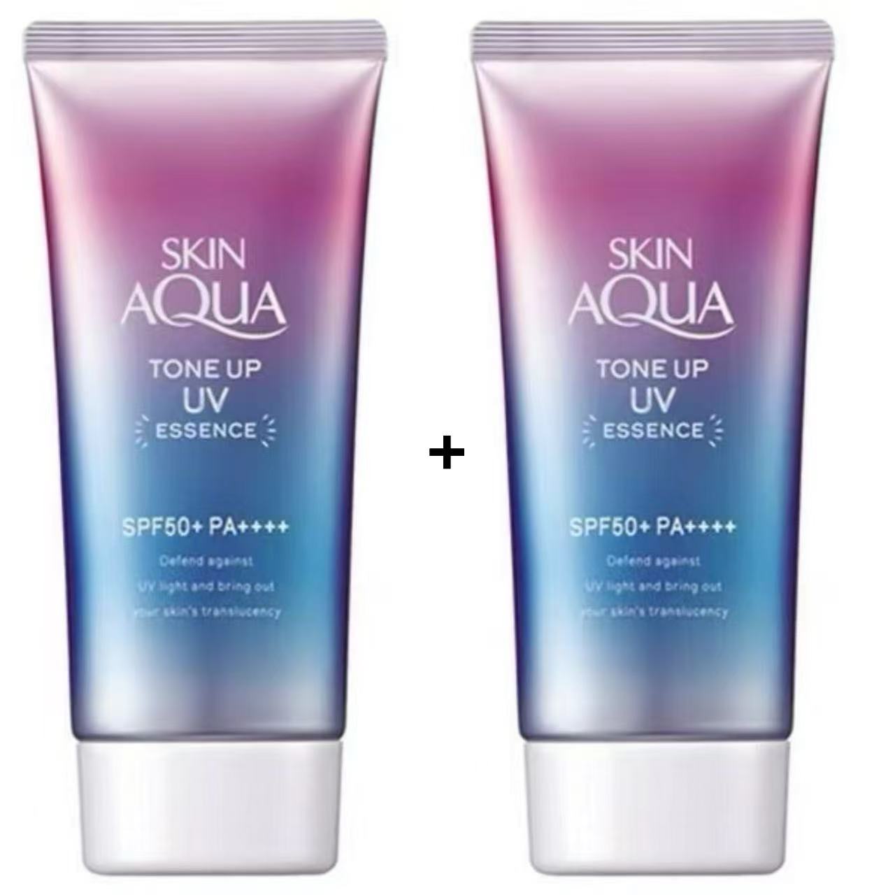 (1 แถม 1) Skin Aqua Tone Up UV Essence SPF 50+/PA++++ 80g. ราคา 299 บาท*ส่งฟรี