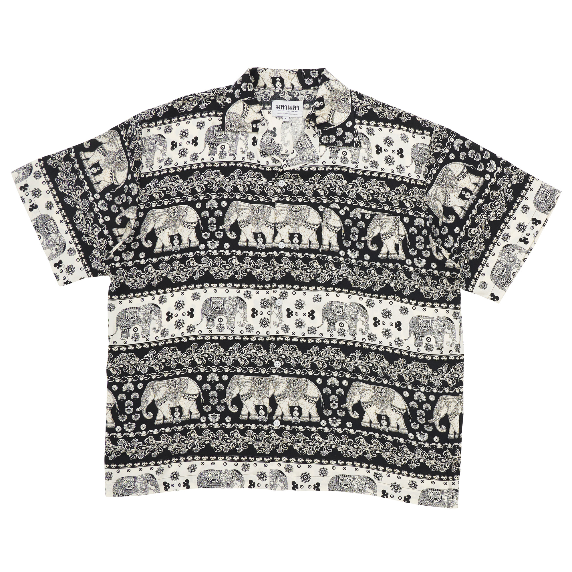 MAHANAKHON CHANG V.1 HAWAII SHIRT BLACK M