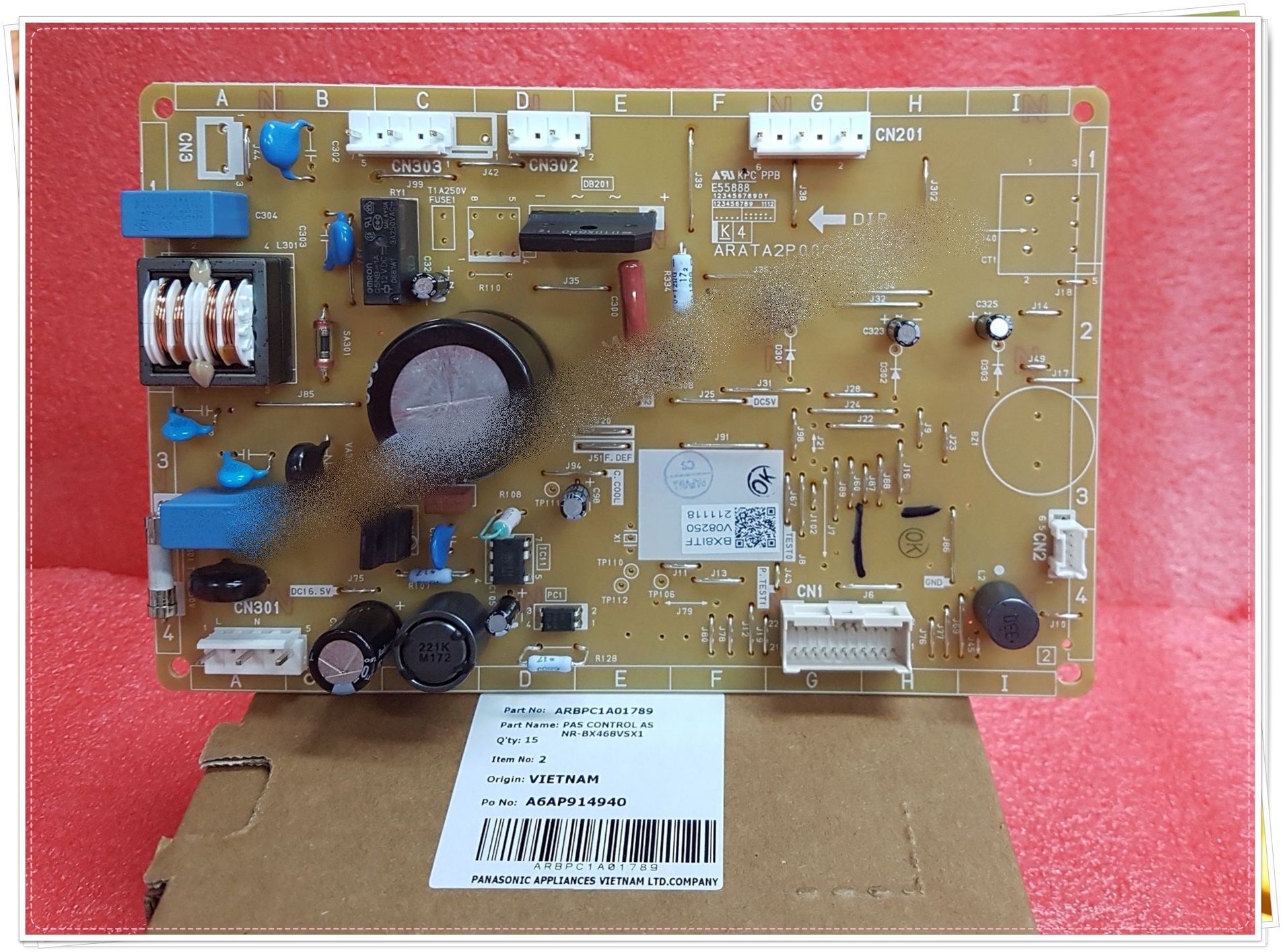 อะไหล่ของแท้/เมนบอร์ดตู้เย็นพานาโซนิค/Panasonic/ARBPC1A01789 อะไหล่ของแท้/เมนบอร์ดตู้เย็นพานาโซนิค/Panasonic/ARBPC1A01789