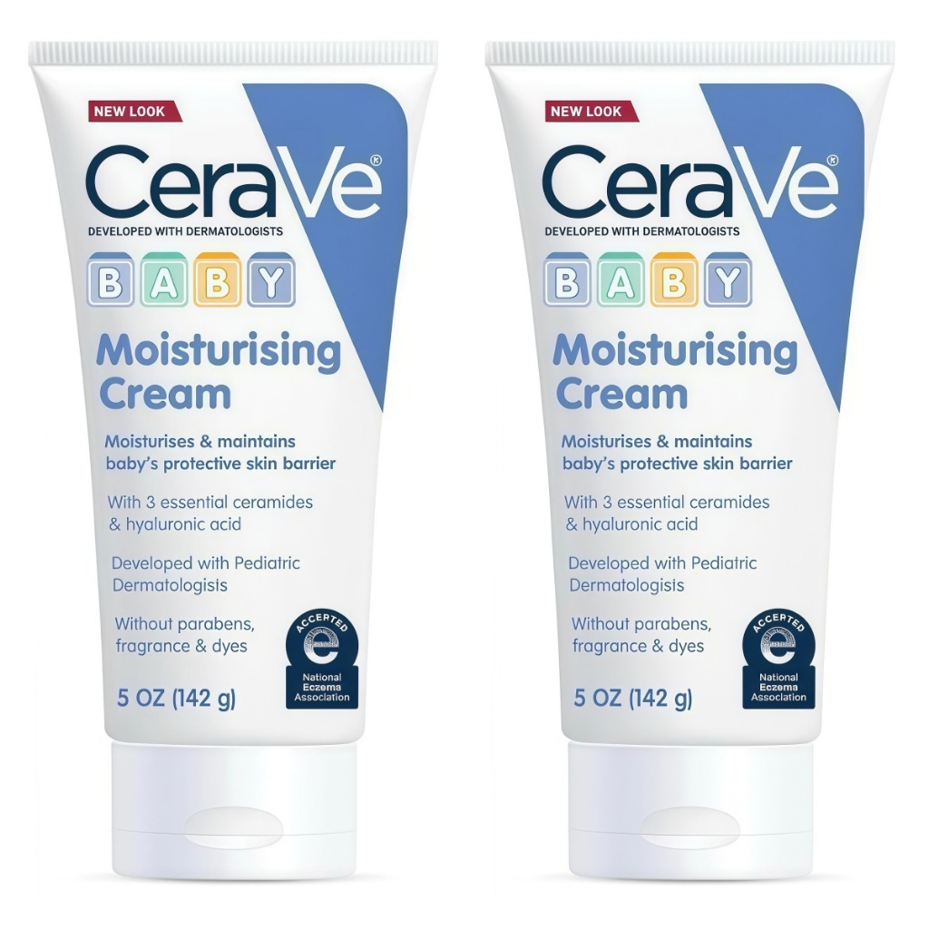 Genuine % Cerave Baby Moisturizing Cream 142g/ Baby Moisturizing Lotion Paraben-Free Baby Lotion 237ml Suitable for Children's Body Milk. ราคา 188 บาท*ส่งฟรี