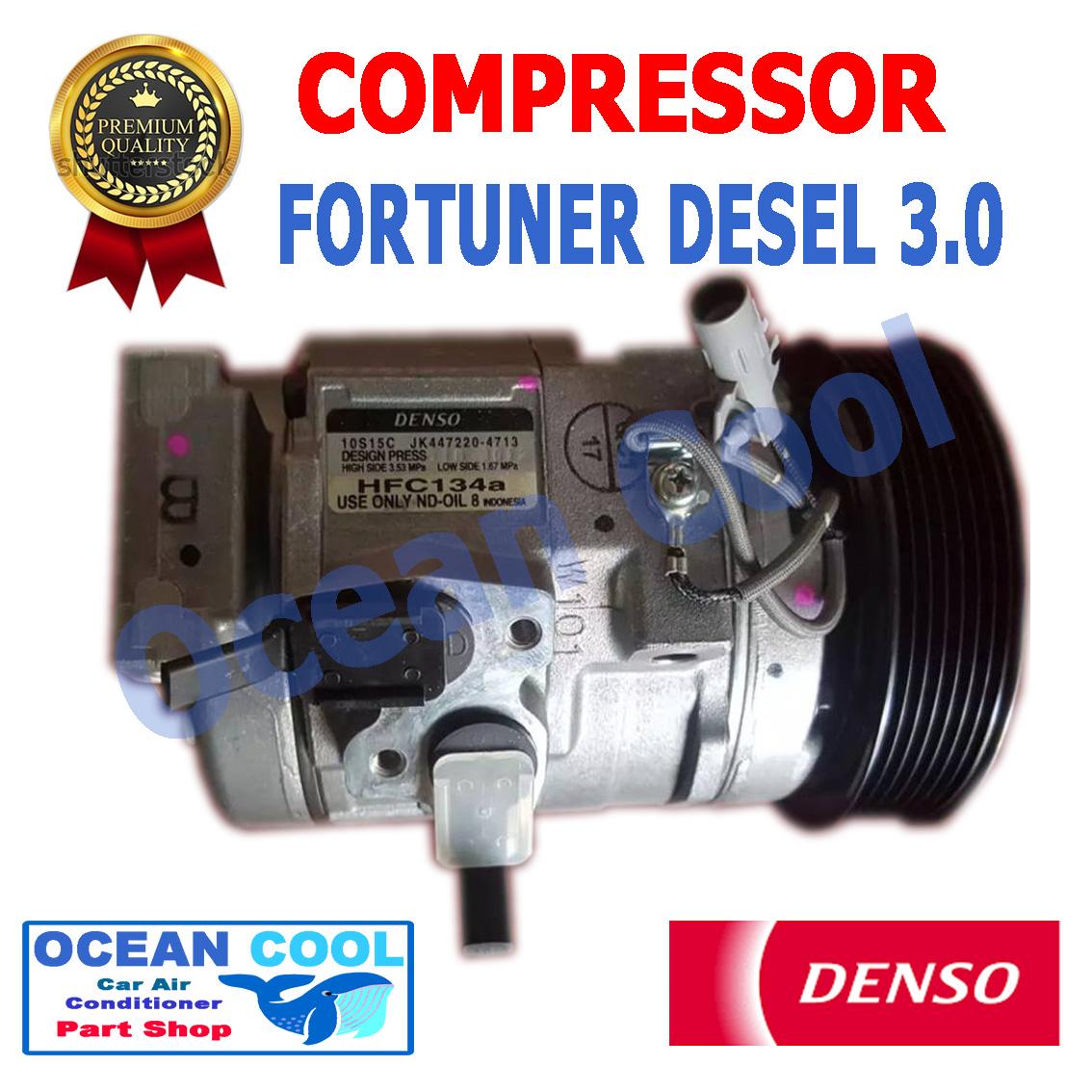 Compressor Fortuneuner 2005 - 2015 Engine Diesel 3.0 Com0030 Model 1Kd: Diesel 3.0L Car Air Conditioner Compressor Air Conditioner Compressor Toyota Denso 100% Genuine 10S15C Jk447220-4713 Compressor Fortuner 2006 2007 2008 2009 2010 2011 2012 2013 2014 ราคา 12,500 บาท*ส่งฟรี