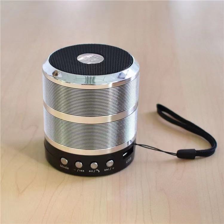 [ของแท้]ลำโพงบลูทูธ รุ่นWS-887 เสียงดี เสียงดัง เบสหนัก Speaker Bluetooth WS-887 Micro SD card Flash Drive USB