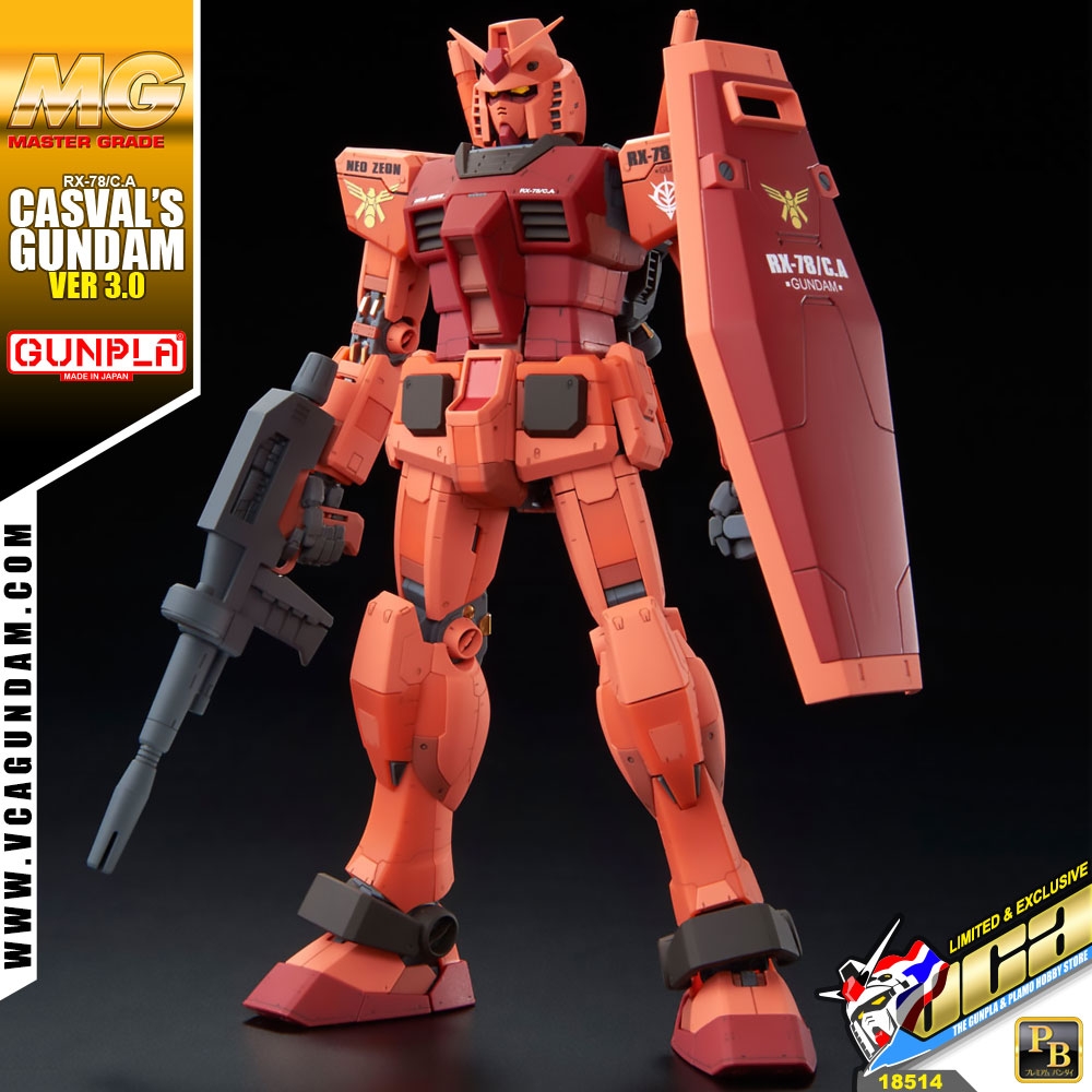 MG RX-78/C.A CASVALS GUNDAM VER 3.0 RX-78/C.A คาสวาล กันดั้ม