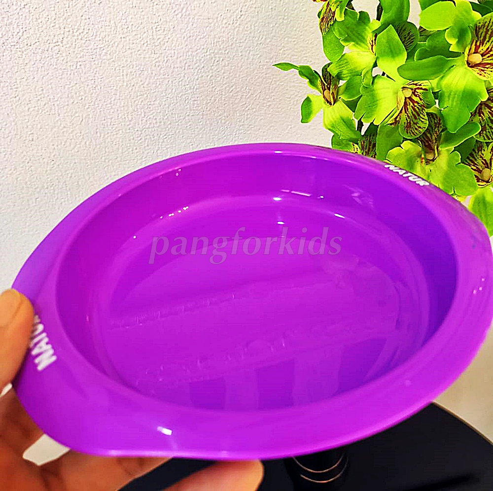 Pangforkids จานอาหารเด็ก Natur Plate (L) ปลอดสาร BPA และเมลามีน เข้าไมโครเวฟได้ มี 3 สีฟ้า ชมพู และม่วง