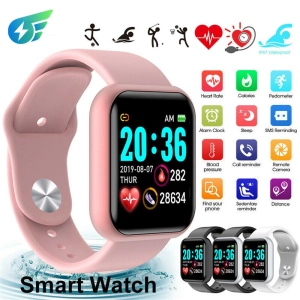 สินค้า I ANGEL  Smart watch Y68 นาฬิกาอัจฉริยะ นาฬิกาบลูทูธ จอทัสกรีน IOS Android สมาร์ทวอท นาฬิกาข้อมือ นาฬิกา นาฬิกาผู้ชาย นาฬิกาผู้หญิง