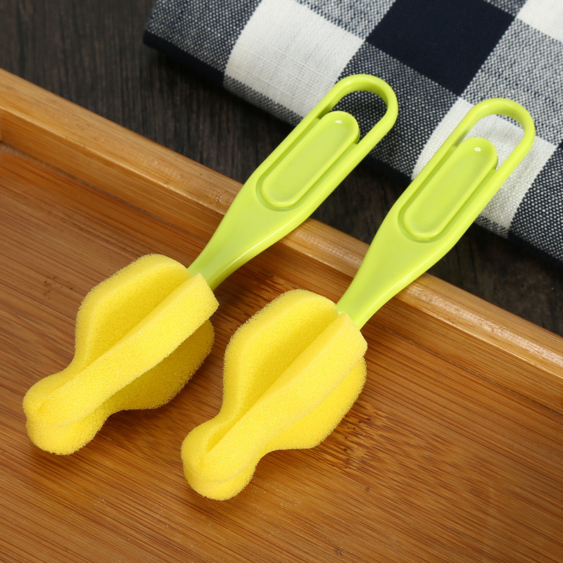 ฟองน้ำล้างจุกนมแบบด้ามจับ ราคา 7 บาท*ส่งฟรี