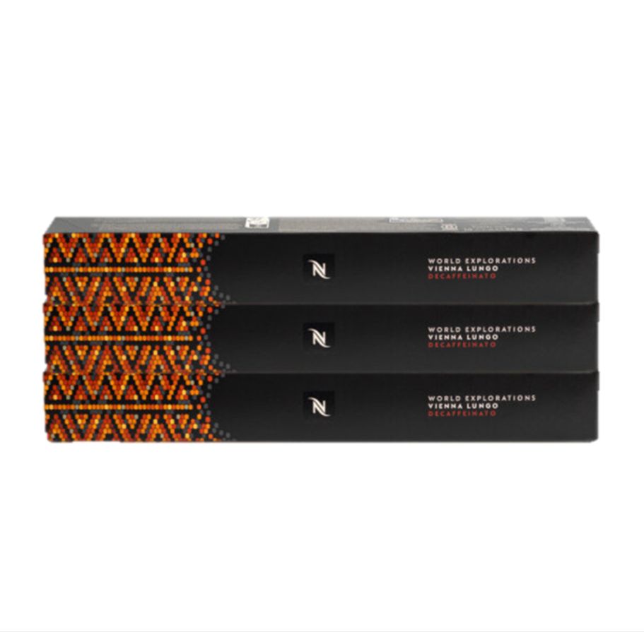 Nespresso Vienna Lungo Decaffeinato Decaf Capsule Coffee 30 Capsules ราคา 1,358 บาท*ส่งฟรี