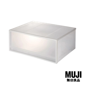 ภาพหน้าปกสินค้ามูจิ กล่องเก็บของโพลีโพรพิลีน - MUJI PP Storage Box / Wide / M (W55 × D44.5 × H24 cm) ที่เกี่ยวข้อง