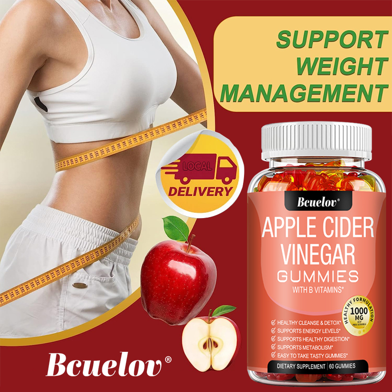 bcuelov apple cider vinegar gummies, beauty, help weight control, lose weight, control appetite ราคา 159 บาท*ส่งฟรี